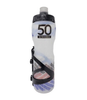 50 Strong 28 oz. Off-White Plastic Water Bottle with Bottle Holder Included!_0 50 Strong 28 oz. Off-White Plastic Water Bottle with Bottle Holder Included!