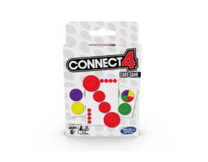 Connect 4 4-In-A-Row Game Card Game for Kids and Family Ages 6 and Up