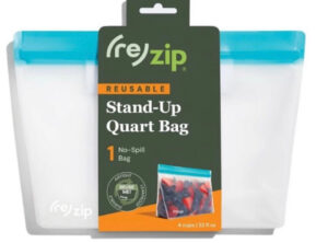 (re)zip Reusable Leakproof Food Storage Stand-Up Quart Bag - 4 Cup_0 (re)zip Reusable Leakproof Food Storage Stand-Up Quart Bag - 4 Cup