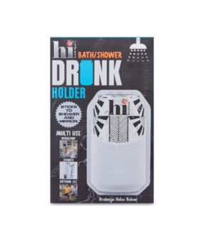 Hi Peach Layne Bath and Shower Drink Holder, White_0 Hi Peach Layne Bath and Shower Drink Holder, White