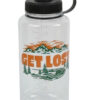 Ozark Trail 32 oz Get Lost Tritan Water Bottle, Wide Mouth, Leakproof, Clear_0 Ozark Trail 32 oz Get Lost Tritan Water Bottle, Wide Mouth, Leakproof, Clear