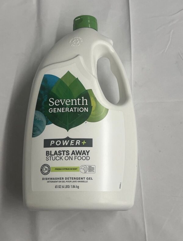 Seventh Generation Power + Natural Auto Dishwasher Detergent Gel, Fresh Citrus_1 Seventh Generation Power + Natural Auto Dishwasher Detergent Gel, Fresh Citrus
