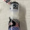 50 Strong 28 oz. Off-White Plastic Water Bottle with Bottle Holder Included!