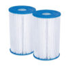 Funsicle Type B Pool Filter Cartridge (2 Pack), White,Adults