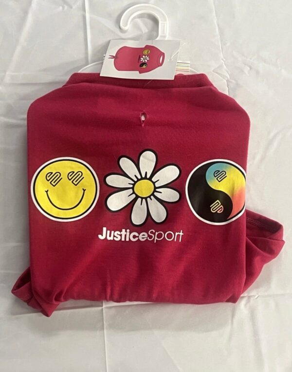 Justice Pet Polyester Front Tied Dog Tee, Pink, M_1 Justice Pet Polyester Front Tied Dog Tee, Pink, M
