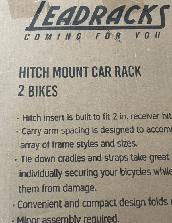 Saris Bike Rack Bones Hitch Carrier Black, Mounts 2 Bikes_1 Saris Bike Rack Bones Hitch Carrier Black, Mounts 2 Bikes
