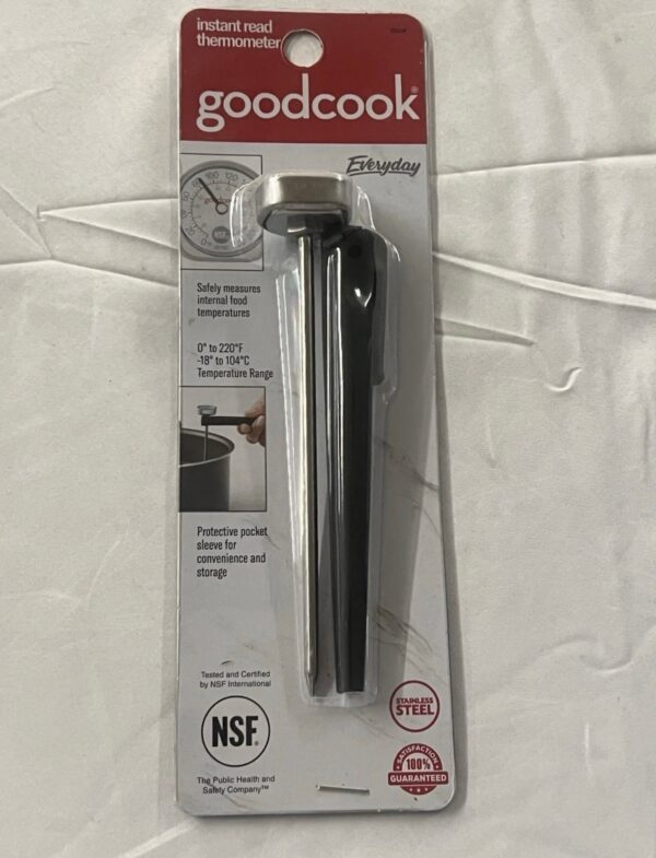 GoodCook NSF-Certified Stainless Steel Precision Meat Thermometer with Sleeve