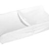 Badger Basket Waterproof Contoured Changing Table Pad for Babies Non-Slip -White_0 Badger Basket Waterproof Contoured Changing Table Pad for Babies Non-Slip -White
