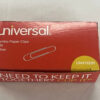 Universal A7072220 Smooth Paper Clips - Jumbo, Silver (100/Box, 10 Boxes/Pack)