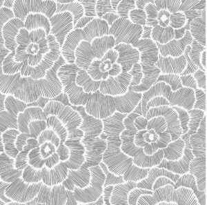 Nuwallpaper Charcoal Saraya Peel & Stick Wallpaper_0 Nuwallpaper Charcoal Saraya Peel & Stick Wallpaper