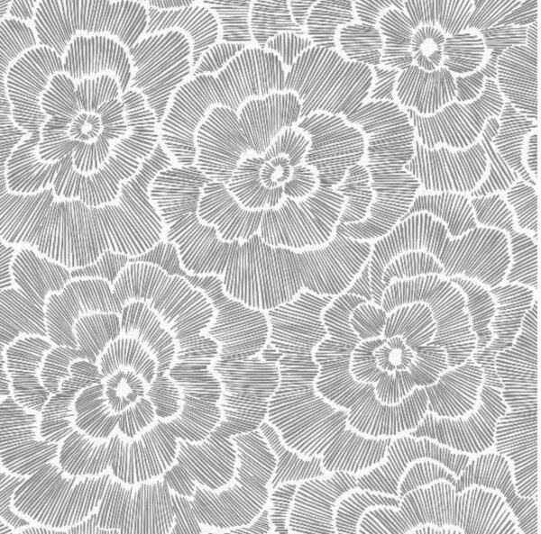 Nuwallpaper Charcoal Saraya Peel & Stick Wallpaper