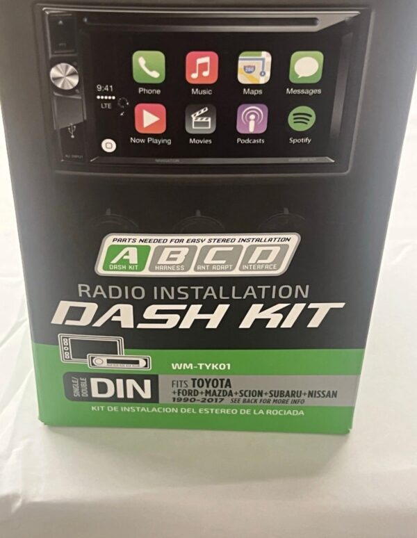 Metra WM-TYKO1 Single and Double DIN Aftermarket Radio Installation Kit Toyota