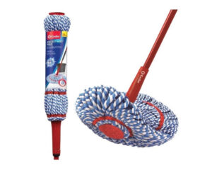 O-Cedar Micro Twist™ MAX Microfiber Mop, Removes 99% of Bacteria with Just Water