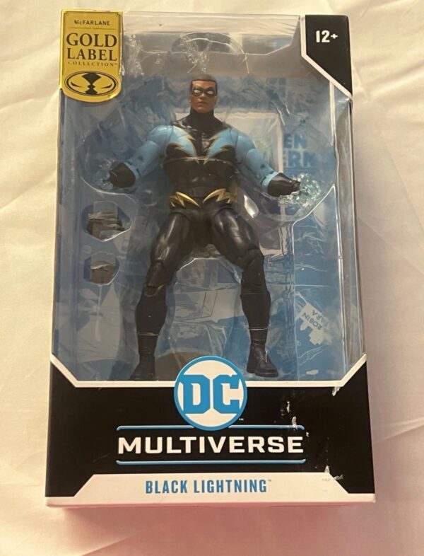 Dc Multiverse - 7in Action Figure -Black Lightning - Gold Label - McFarlane Toys