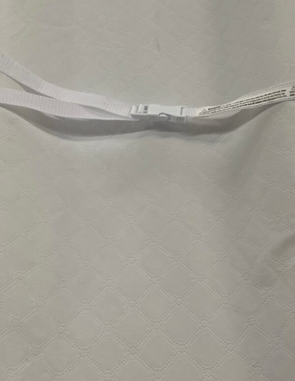 Badger Basket Waterproof Contoured Changing Table Pad for Babies Non-Slip -White_1 Badger Basket Waterproof Contoured Changing Table Pad for Babies Non-Slip -White