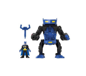 Imaginext DC Super Friends Batman Battling Robot,3-Piece Figure Set