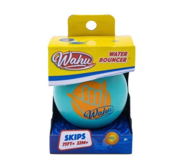Wahu Water Bouncer Blue/Teal - 100% Waterproof Foam Ball Water Toy
