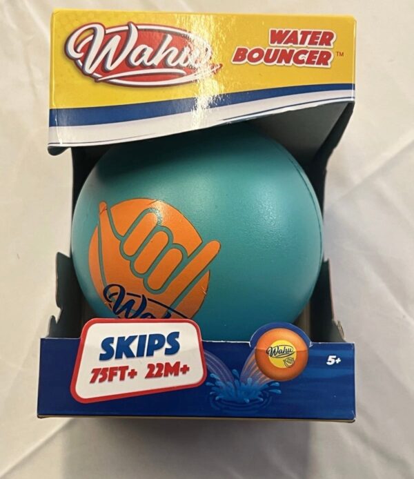 Wahu Water Bouncer Blue/Teal - 100% Waterproof Foam Ball Water Toy