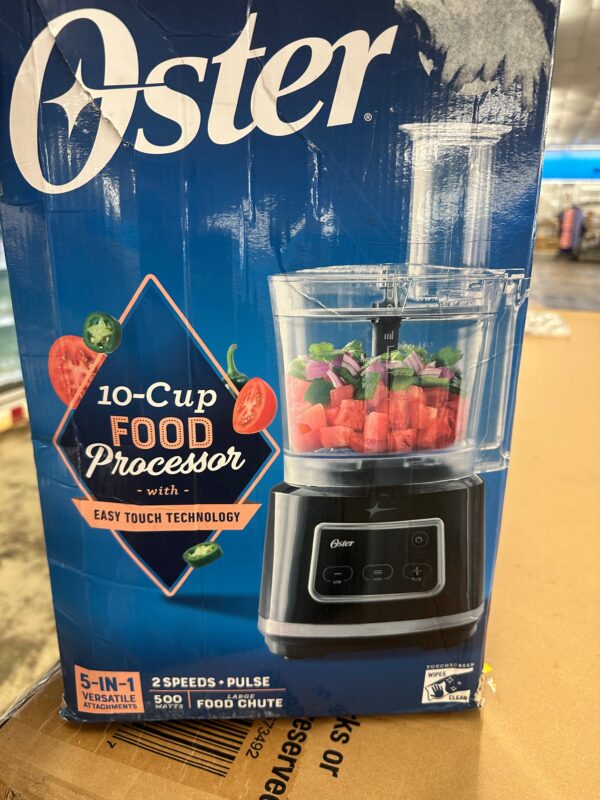 Oster 10-Cup Food Processor with Easy-Touch Technology