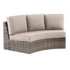Modular half-moon curved armless outdoor patio sofa_0 Modular half-moon curved armless outdoor patio sofa