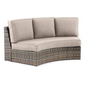 Modular half-moon curved armless outdoor patio sofa_0 Modular half-moon curved armless outdoor patio sofa