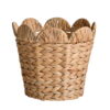 Better Homes & Gardens Medium Round Scalloped Rim Water Hyacinth Basket_0 Better Homes & Gardens Medium Round Scalloped Rim Water Hyacinth Basket