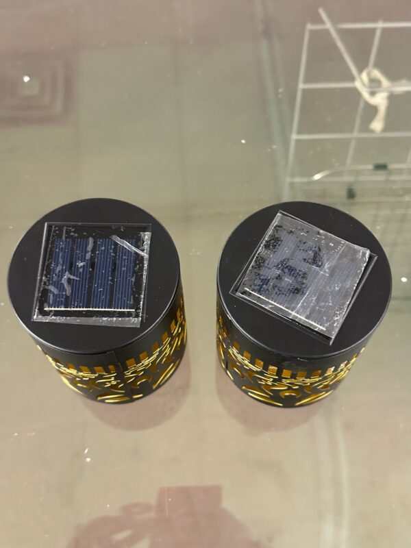 2pk Outdoor Solar-Powered decorative lamp_2 2pk Outdoor Solar-Powered decorative lamp