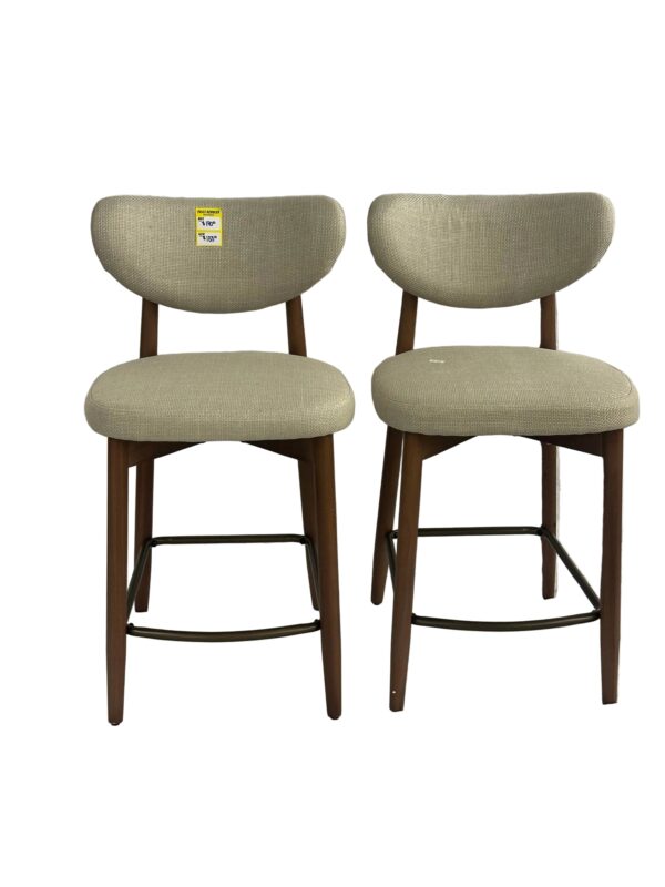 upholstered mid-century modern counter stools( set of 2)_1 upholstered mid-century modern counter stools( set of 2)